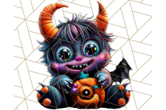 Spooky Cute Monster PNG Clipart, Adorable Halloween Monsters Product Image 4