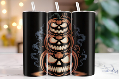 Halloween Pumpkin Tumbler Wrap | Sublimation | Tumblers Product Image 1