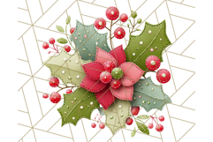 Christmas Clipart, Crafter’s Christmas Paper and Fabric Art Product Image 4