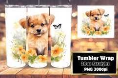 Floral Beauty in Sublimation Tumbler Art Product Image 1