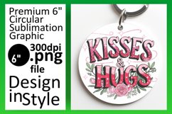 Sleek Round Design Car Coaster PNG , Valentines Product Image 1