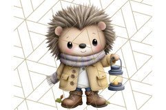 Thanksgiving Woodland Animals Clipart PNG Product Image 4