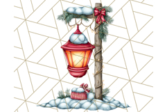 Christmas North Pole Village PNG Clipart, Cute Holiday Art Product Image 4