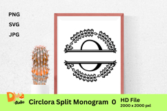 Cilclora Split Monogram Product Image 1