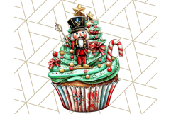 Christmas Cupcake PNG Clipart, Cute Food PNG, Holiday Treat Product Image 4