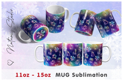 3 Bright Christmas Mug Designs - 11oz-15oz Bottom Mug. Product Image 3