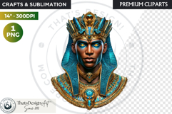 Fantasy Ruler Clipart PNG, Fantasy King &amp; Queen Portrait Product Image 1