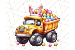 Easter Bunny Construction Clipart, Spring Png Product Image 2