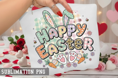 Hello Easter Sublimation PNG - Easter Design Product Image 1
