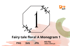 Fairy Tale Floral Monogram Product Image 1