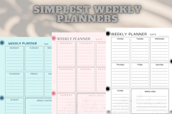 best simplest weekly planner freebie 48,free Weekly planners Product Image 1