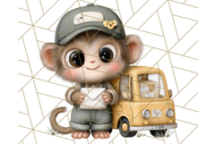 Zoo Animal Occupations PNG, Cute Career Clipart Product Image 4