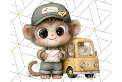 Zoo Animal Occupations PNG, Cute Career Clipart Product Image 4