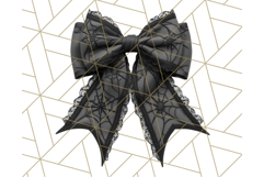 Halloween Bow Clipart, Bright Holiday Ribbon PNG Product Image 4