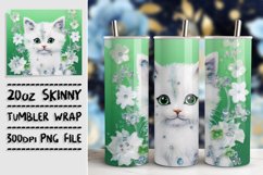 Cat-astrophic Color Explosion: Amazing Tumbler Art Product Image 1