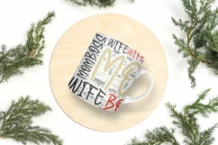"Inspirational Wife Mom Boss coffee cup, a perfect gift for her"