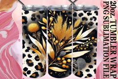 Sweet vibes 20oz tumbler wrap, Leopard Prints Product Image 1