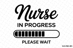 Nurse in progress Svg | Nurse Svg | Svg Cut Files Product Image 1