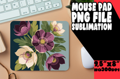 Luminous MOUSE PAD Creative PNG, Flowers Product Image 1