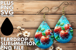 Cozy TEARDROP Earrings Art Ideas, 3D Fruits Product Image 1