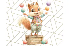 Tiny Carnival Friends Clipart PNG, Animal Fair Festival Product Image 4