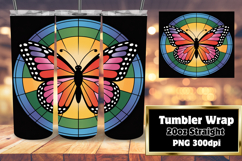 Unique 20oz Sublimation Design , Butterfly Product Image 1