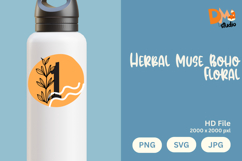Herbal Muse Boho Floral Monogram Product Image 1
