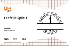 Leafelle Split Monogram Product Image 1