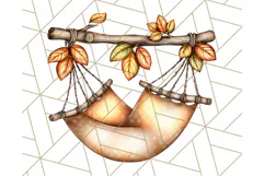 Fall Fairy House Clipart PNG, Autumn Homes and Decor Product Image 4