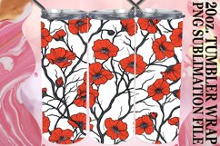 Stylish Flower Theme Tumbler Wrap - Bloom Product Image 1