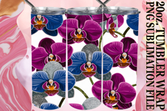 CHEERFUL PRESENT 20oz TUMBLER WRAP, Flower Pattern Product Image 1