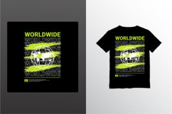Worldwide writing design, suitable for screen printing Product Image 1