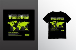 Worldwide writing design, suitable for screen printing Product Image 1