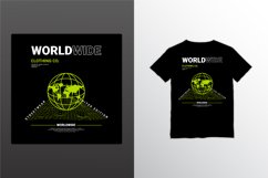 Worldwide writing design, suitable for screen printing Product Image 1