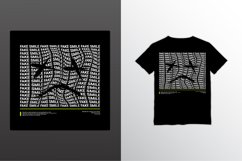 Fake smile writing design, suitable for screen printing Product Image 1