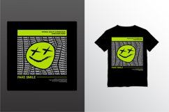 Fake smile writing design, suitable for screen printing Product Image 1