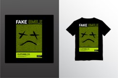 Fake smile writing design, suitable for screen printing Product Image 1