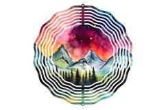 Round Wind Spinner Sublimation Bundle | Wind Spinner PNG Product Image 30