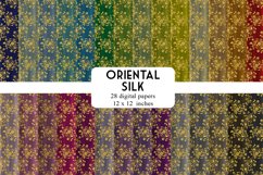 Oriental Silk Digital Paper Pack - 28 Colors Product Image 1