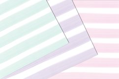 Thick Watercolor Stripes Digital Paper Pack - 28 Colors Product Image 2