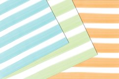 Thick Watercolor Stripes Digital Paper Pack - 28 Colors Product Image 3