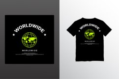 Worldwide writing design, suitable for screen printing Product Image 1