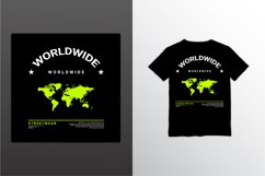 Worldwide writing design, suitable for screen printing Product Image 1