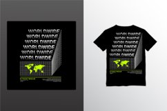 Worldwide writing design, suitable for screen printing Product Image 1