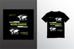 Worldwide writing design, suitable for screen printing Product Image 1