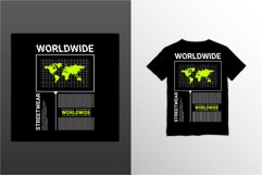 Worldwide writing design, suitable for screen printing Product Image 1