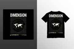 Dimension writing design, suitable for screen printing Product Image 1