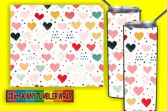 Colorful Heartstrings: Watercolor Tumbler Magic Product Image 1