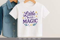 Little Miss Magic - SVG Design for Baby T-Shirts and Gifts Product Image 3