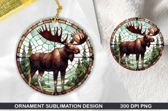 Animals Stained Glass Ornament Bundle, 20 High-Quality PNG Product Image 9